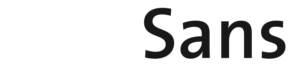 Schriftschnitt Sans