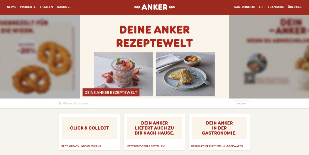 Aktuelles Webdesign – Beispiel 2