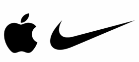 Logos Apple und Nike