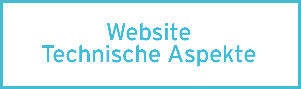 Technische Aspekte einer Website