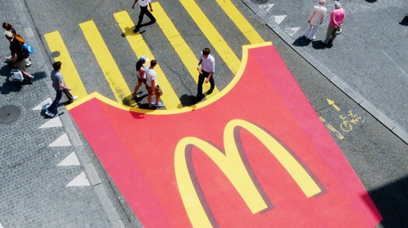 Guerilla-Marketing McDonalds